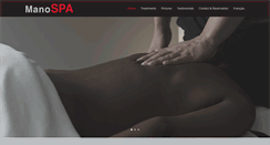 Desktop Screenshot of manospa.com